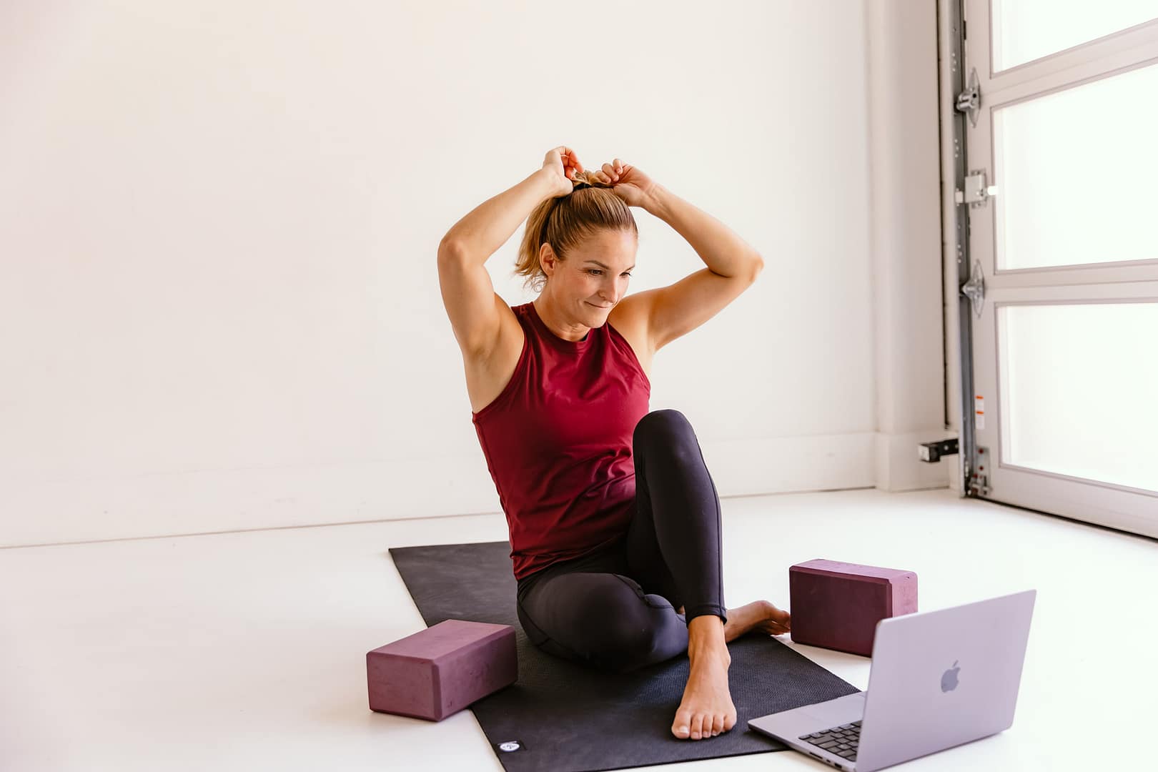 learn yoga on your own on computer