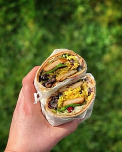 what to eat after yoga sandwich wrap